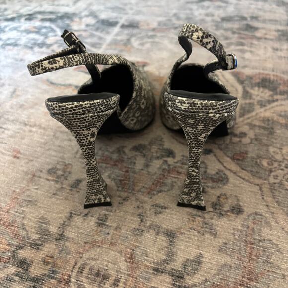 NWOB Jeffrey Campbell Creativity Slingback Pump Vintage Inspired 90s Y2k 8 - Picture 5 of 8